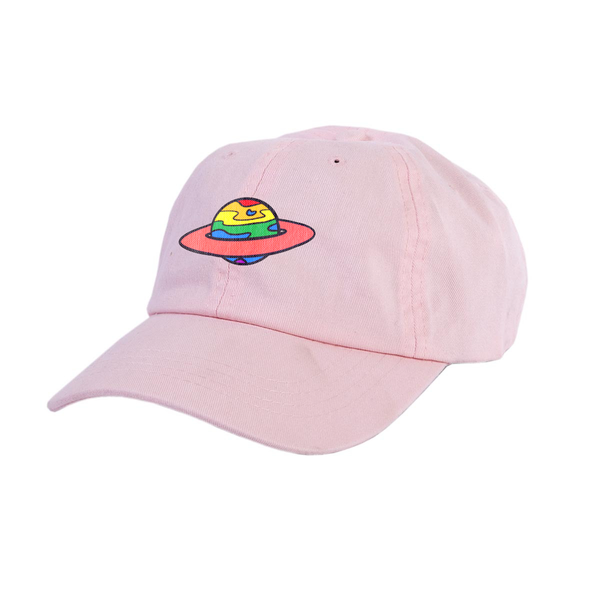 Rainbow Hat - Pink/Black - QFO: Pride Planets